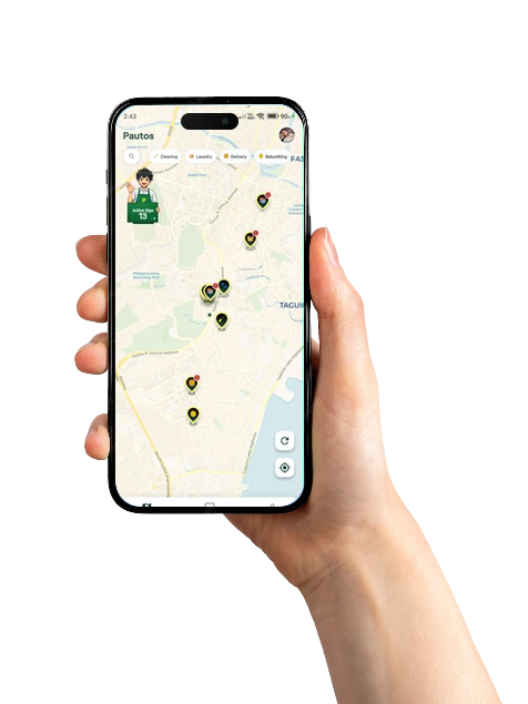 GigWire Mobile App in Hand